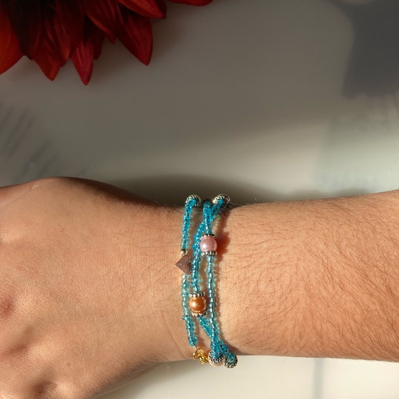 Beaded Face Mask/Glasses Lanyard, necklace. Handmade. - Picture 5 of 8